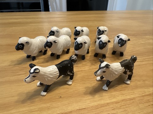 Vintage britains sheep dog - sheep,