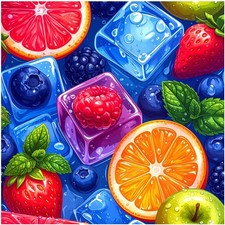 Tile Mural Colorful Citrus