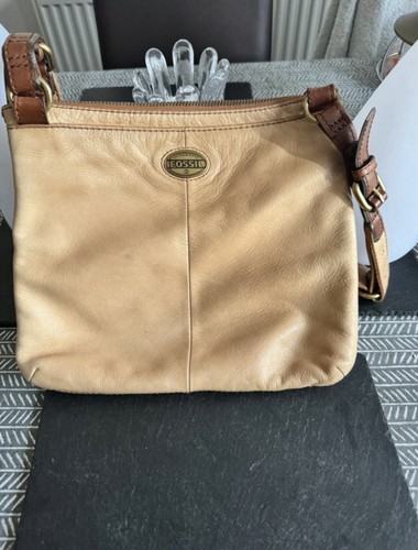 Fossil leather crossbody - leather,