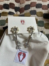 Shrimps Crystal Earrings BNWT