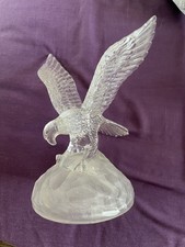 GLASS EAGLE FIGURINE LEAD
