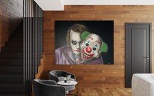Joker Meets Joker Canvas Artwork DC Comics Batman Villain Wall Decor 76cm x 100