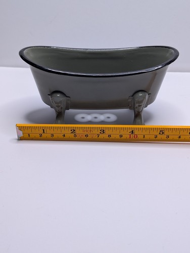 Vintage mini clawfoot bathtub - clawfoot,