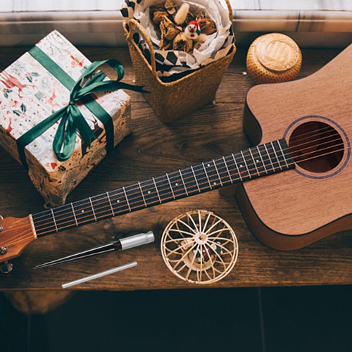 Steel made guitar instrument - guitar,