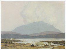 Cabins by a Lough West of