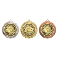 Dance Performance Medal SuperStar Dancing Medals & Ribbons + Optional Engraving