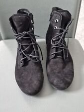 Gabor Boat Womens Ankle  Black Boots Size UK 4