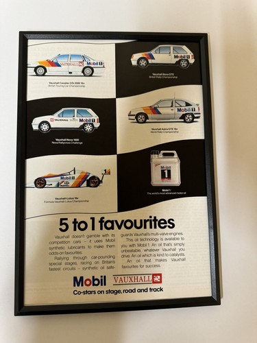Framed vauxhall cavalier - framed,