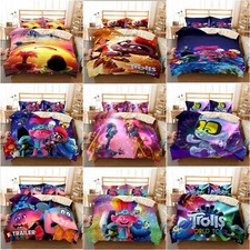 Children Trolls Bedding Set 3D