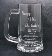 Personalised pint glass - personalised,