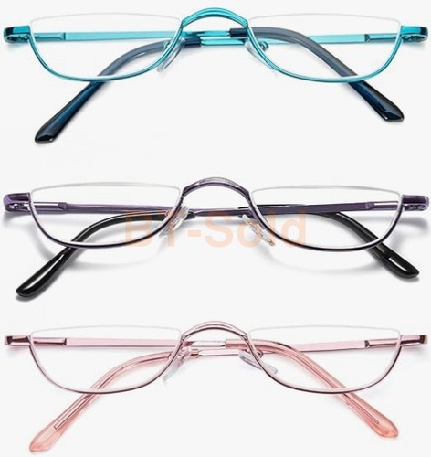 Reading glasses half moon semi - reading,