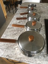 Set Of Prestige Saucepans 