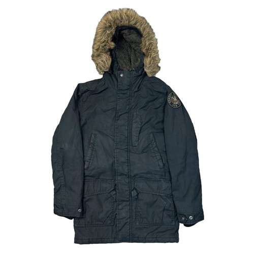 Schott parka coat full zip - parka,