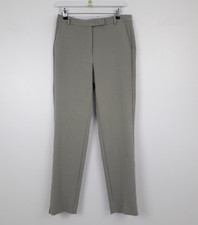M&S Women's The Mia Slim Trousers Size 10 Long Light Green New F2