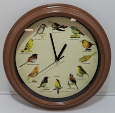 Bird Clock - Quartz -With Birdsong - 32 cm Working