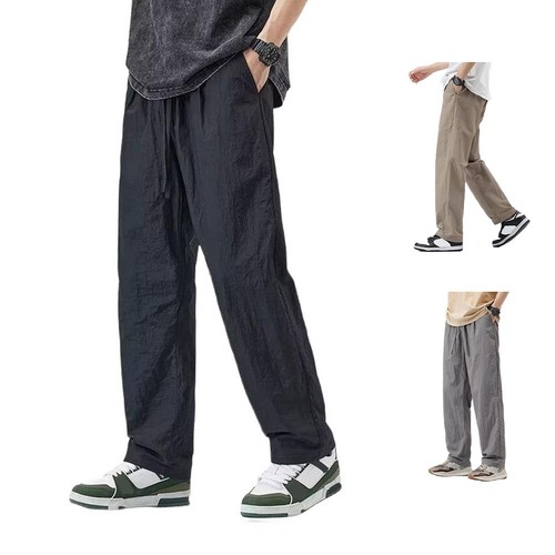 Elastic waist trousers - elastic, casual