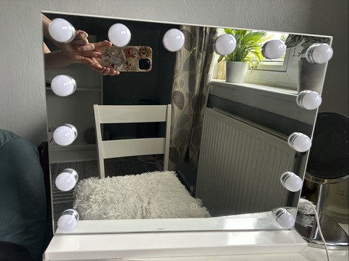 Makeup mirror with light - mirror,