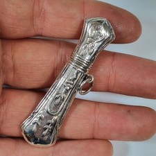 Vintage Solid Silver Needle