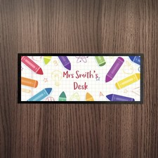 Personalised Teachers Desk Bar