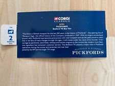 Corgi 22701 1/50 Bedford TK Box Van - Pickfords BOX INSERT ONLY