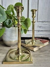 18th C. Candlesticks, Antique Candlesticks, Georgian Candlesticks, Antique Brass
