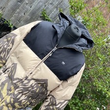 Vans MTE-1 Foundry V Mountain Printed Puffer Snowboard Jacket Taos Taupe Mens M