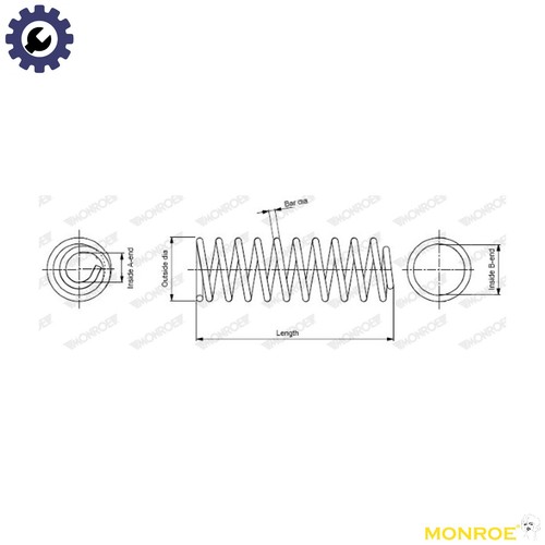 Suspension spring se0335 for - spring,
