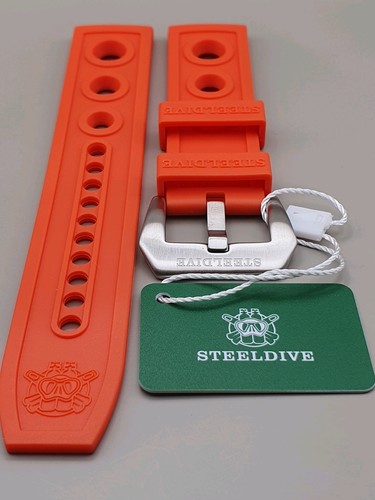 Steeldive orange 22mm - 22mm, auto