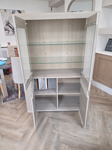 Glass fronted display cabinet - glass,