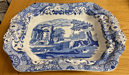 Vintage spode blue italian - vintage,