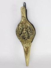 Large Vintage Brass Bellows