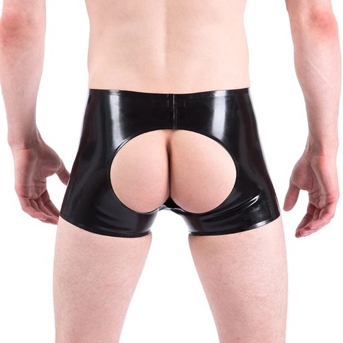 Latex mens shorts - mens,