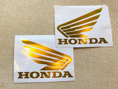 Pair honda wings gold - |,