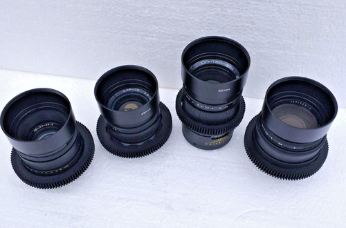 Set cine lenses helios - of,
