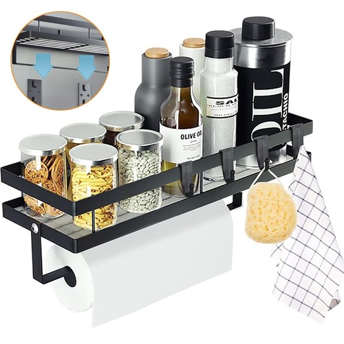 Spice rack wall mounted - wall,