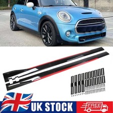 2m Side Skirts Extension Rocker Splitter For Mini Cooper F55 F56 F57 R58 R57 R55