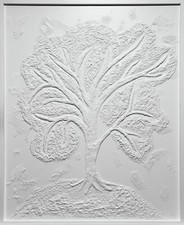 Hand made plaster wall art