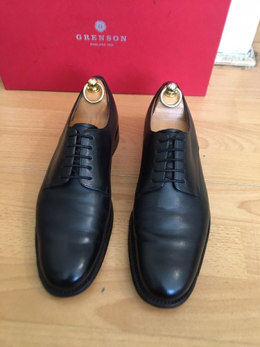 Grenson mens black - black, leather