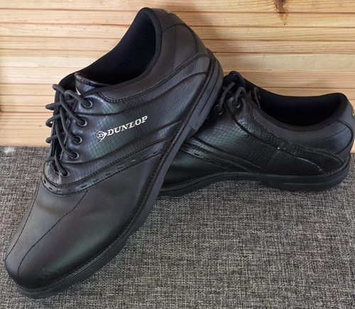 Dunlop men black golf shoes - black,