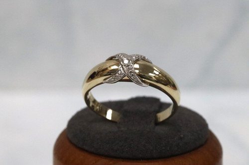 9ct qvc yellow gold diamond - gold,