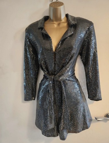 Black zara sequin - black,