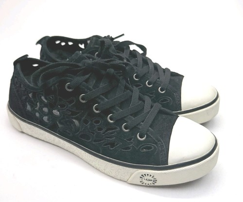 Ugg evera black suede cutout - ugg,