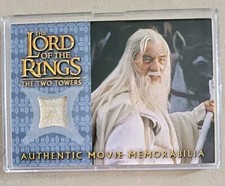 Lord of the Rings Costume Memorabilia Card Topps Gandalf's Silk Shirt 