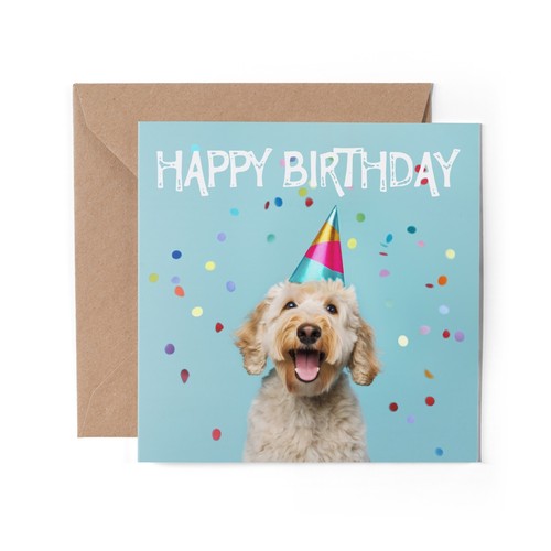 Greeting card happy - x,