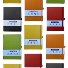 A4 Notebook Lined Hardback Journal For School Home Office 192 Pages 80 GSM Paper