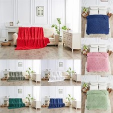 Teddy Fleece Jacquard Throw