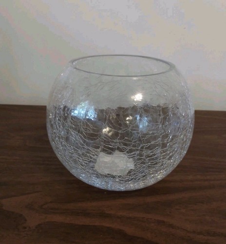 Vintage crackle glass - crackle, fish