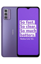 Nokia G42 128GB 6GB 5G Unlocked Dual Sim SmartPhone Android 6.56'' 50 MP Purple