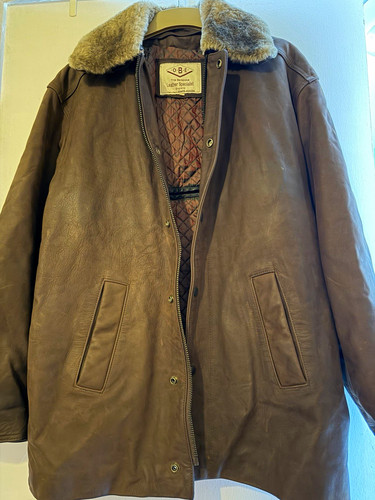 Brown leather - o.b.e.,