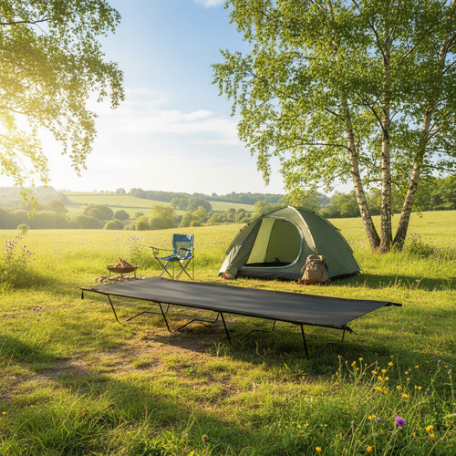 Outdoor adventure camp - outdoor, bed